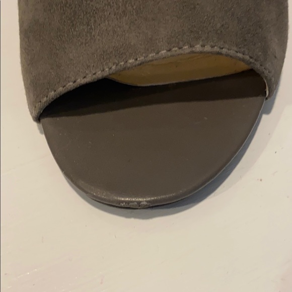 Audrey Brooke Grey Suede Heels - Picture 8 of 8